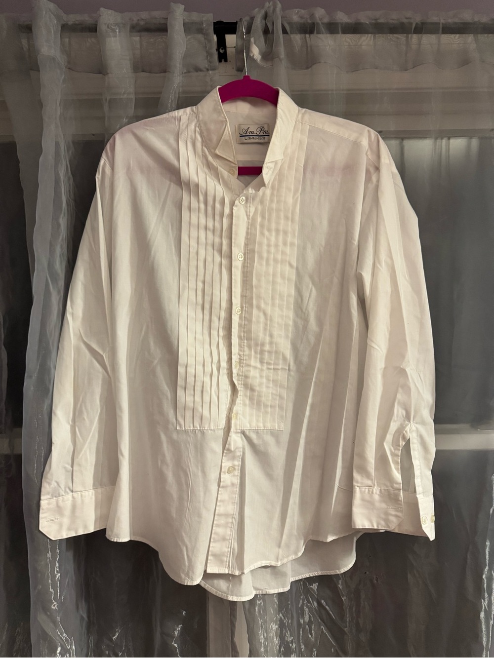 Classic White Tuxedo Dress Shirt for Men